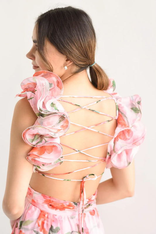 Ethereal Ruffle Gown