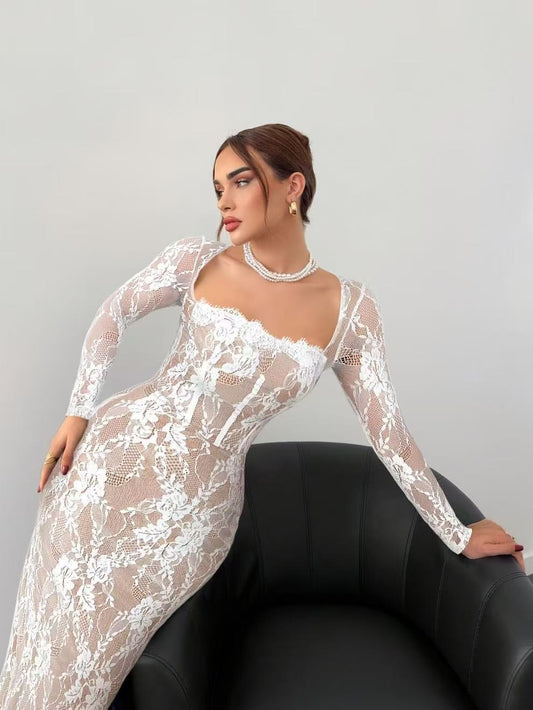 Lace Evening Dress
