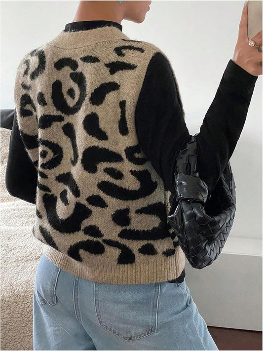 Leopard Print Women's Vest