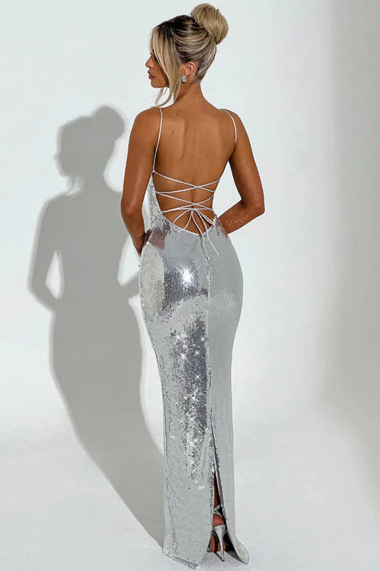 Sparkling Sequin Dress Long Gown