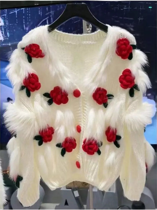 Charming Rose Cardigan