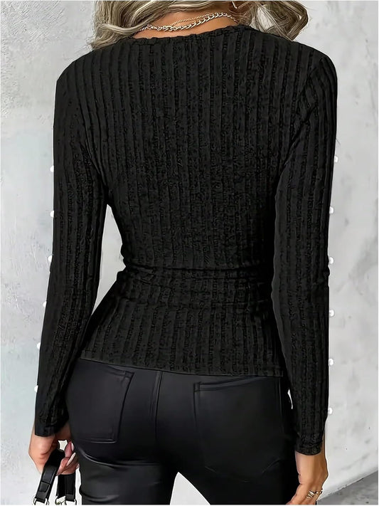 Chic V-Neck Wrap Top
