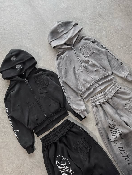 Hidden Sins Burnout Sweats Set