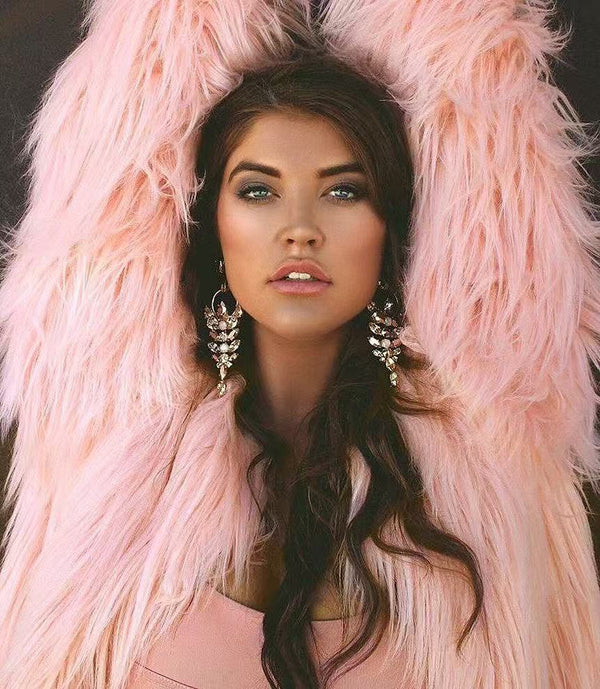 Cozy Shaggy Faux Fur Coat