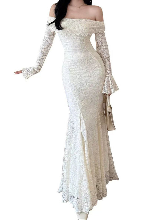 Vintage Lace Maxi Dress