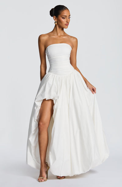 Elegant Lemon Maxi Dress