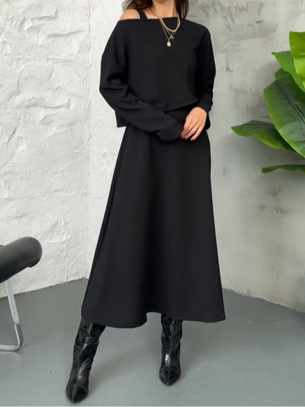 Stylish Knit Dress Set