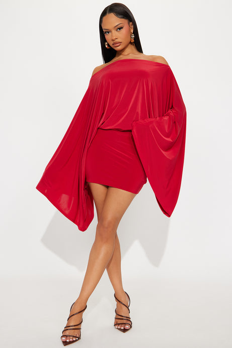 Open Shoulder Dress
