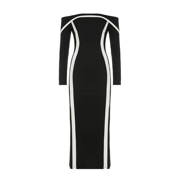 Elegant Off-Shoulder Bodycon Dress