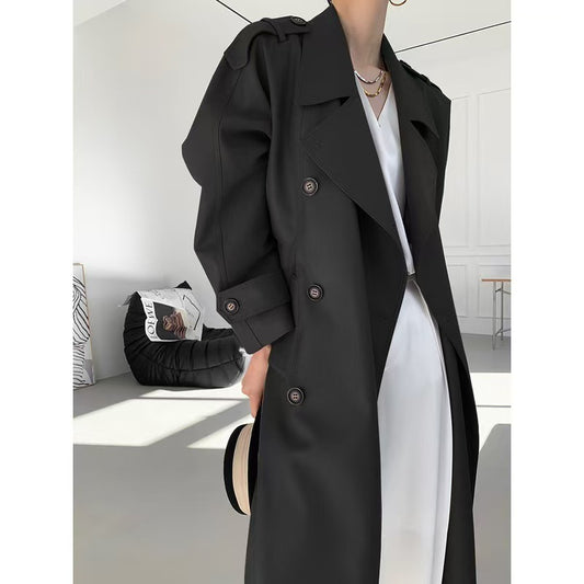 Elegant Women's Windbreaker Coat