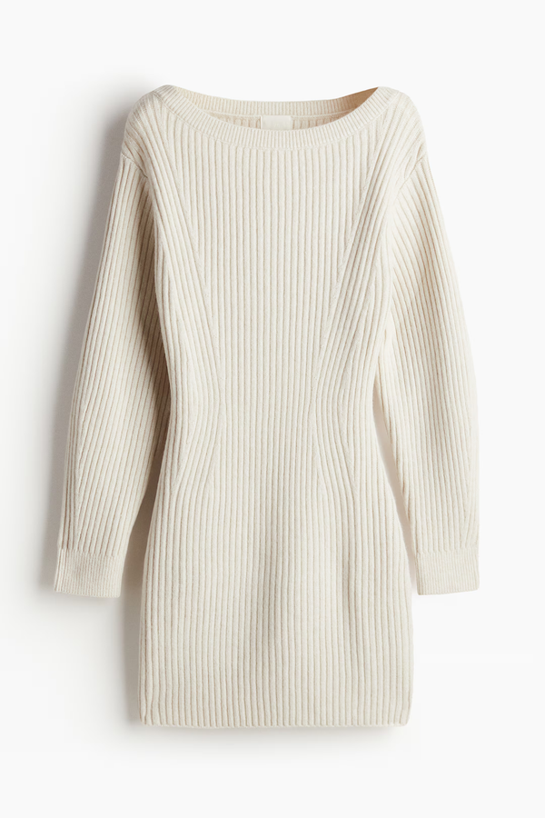 Cozy Knit A-Line Dress