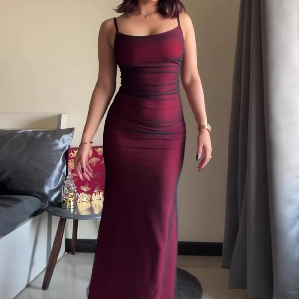 Elegant Mermaid Maxi Dress