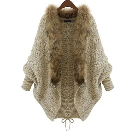 Cozy Knit Cardigan Shawl