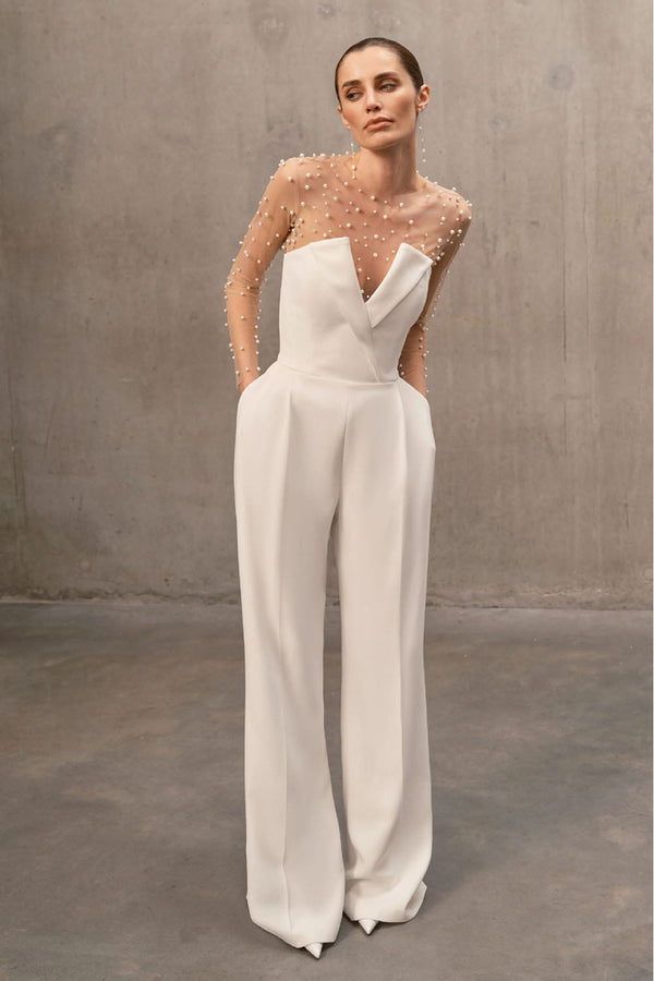 Chic Pearl Mesh Bodysuit