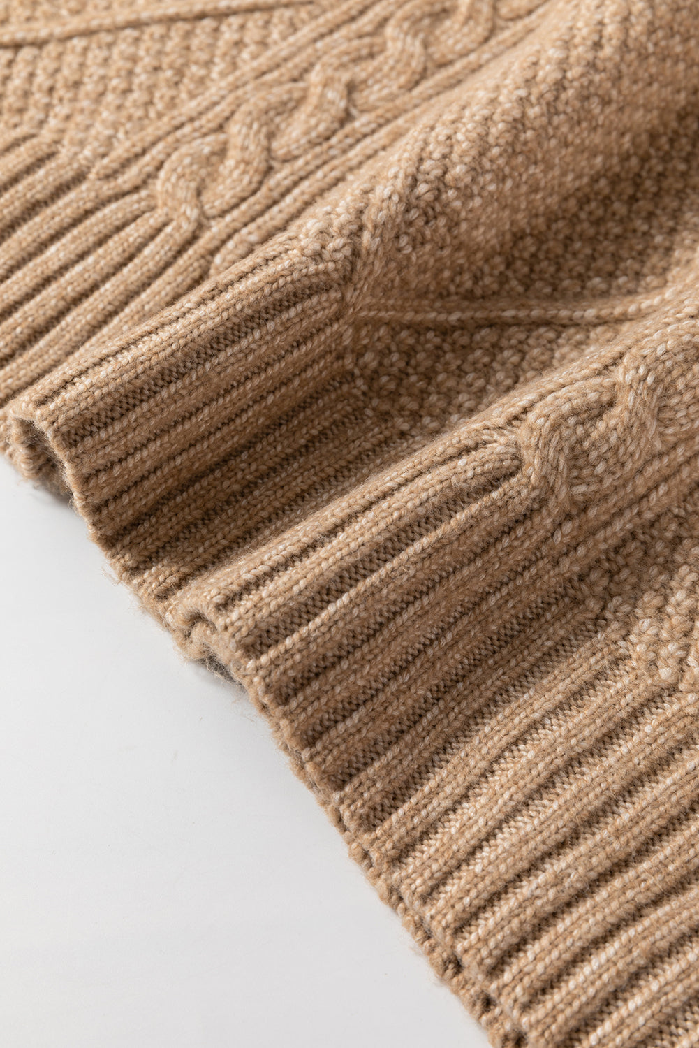Cozy Cable Knit Sweater Dress