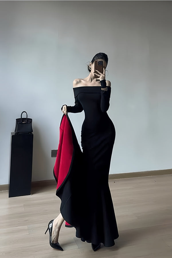 Midnight Rose Maxi Dress