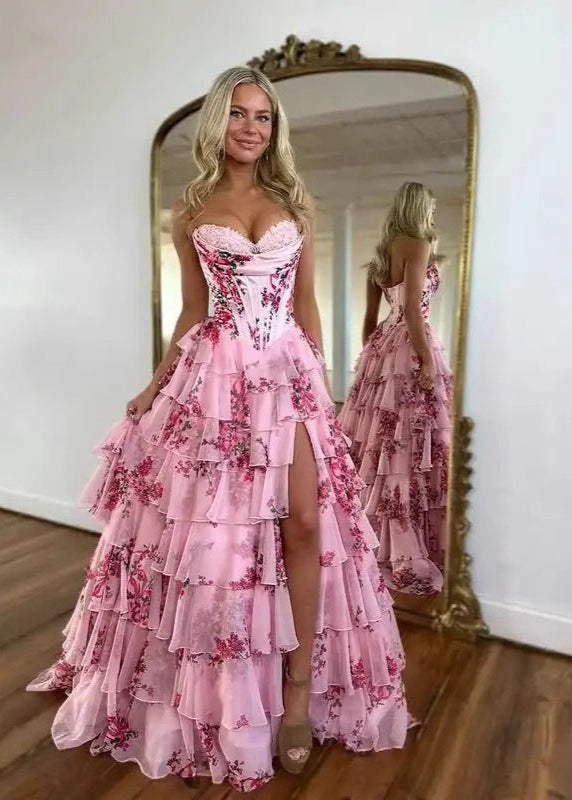 Sophisticated Strapless Maxi Dress