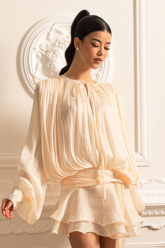 Elegant Ruched Waist Dress