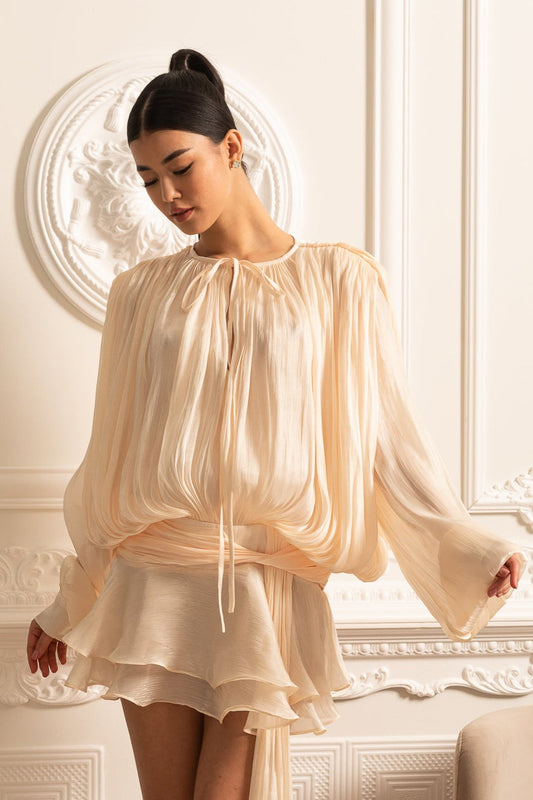Elegant Ruched Waist Dress