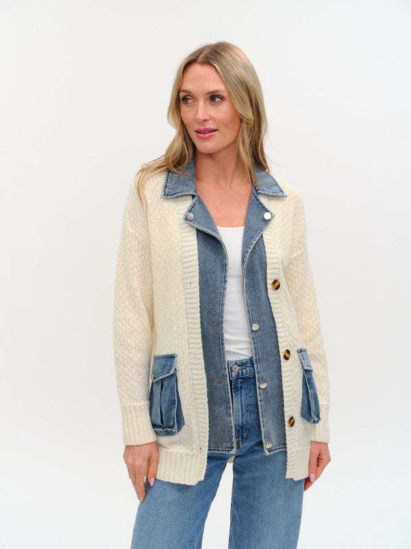 Rachel Layered Cardigan
