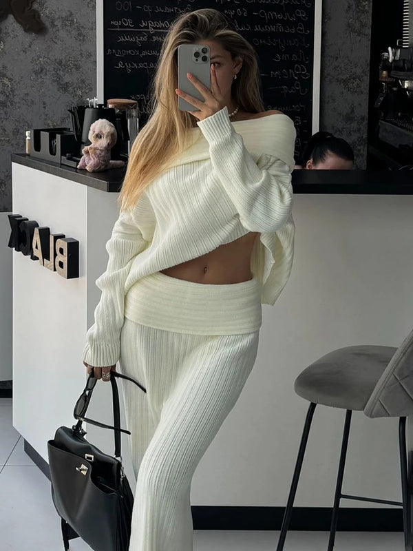 Elegant Autumn Skirt Set