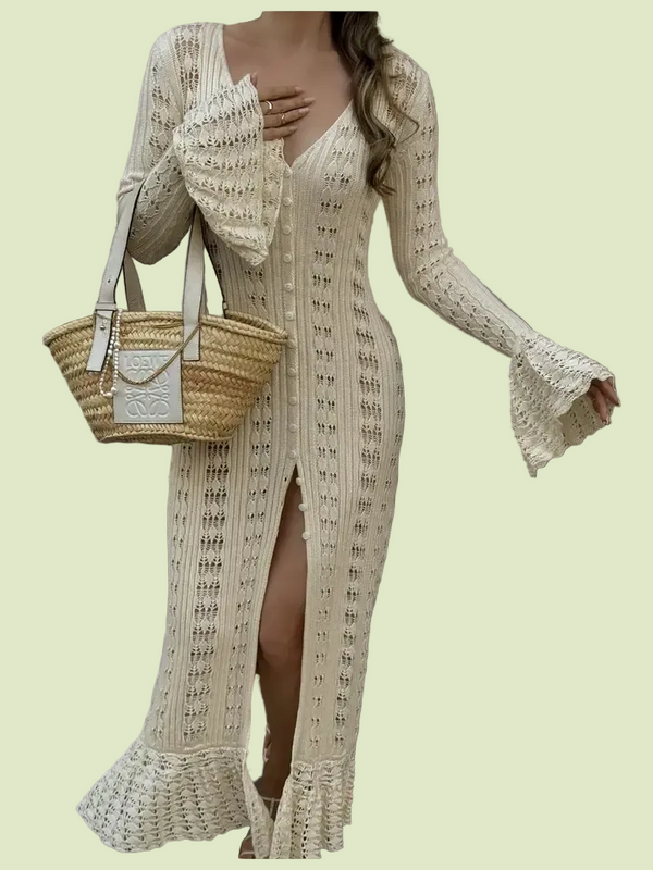 Boho Chic Bell Sleeve Cardigan