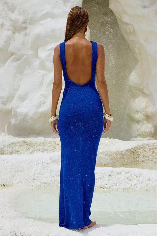 Midnight Glamour Maxi Dress