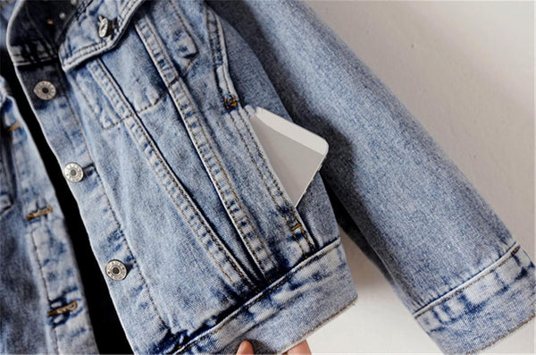 Vintage Beaded Denim Jacket