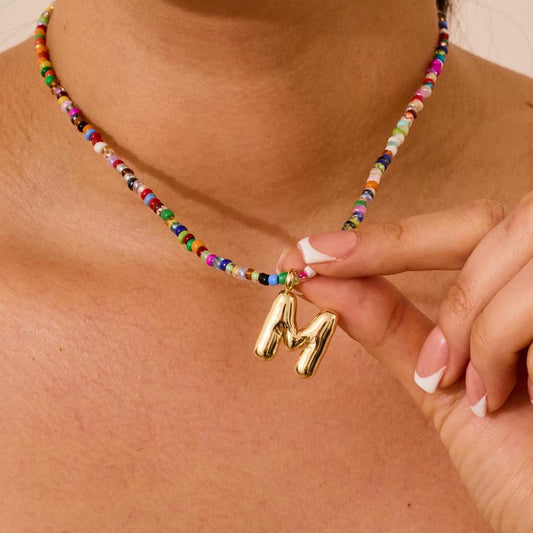 Vibrant Alphabet Necklace