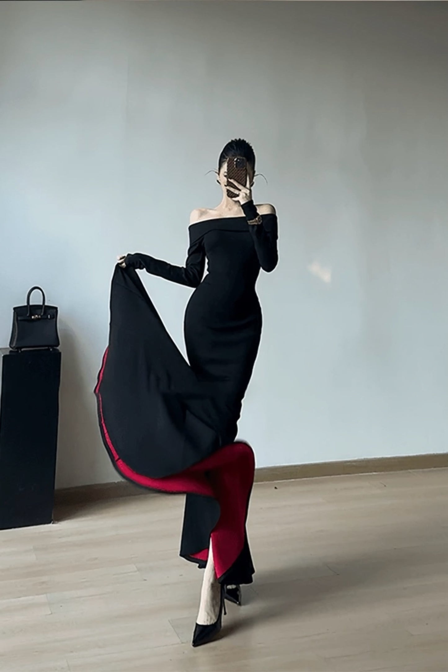 Midnight Rose Maxi Dress