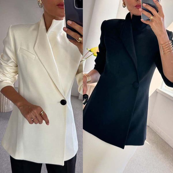 Chic Satin Blazer Delight