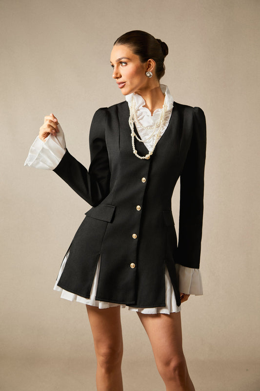 Chic Tailored Blazer Dress