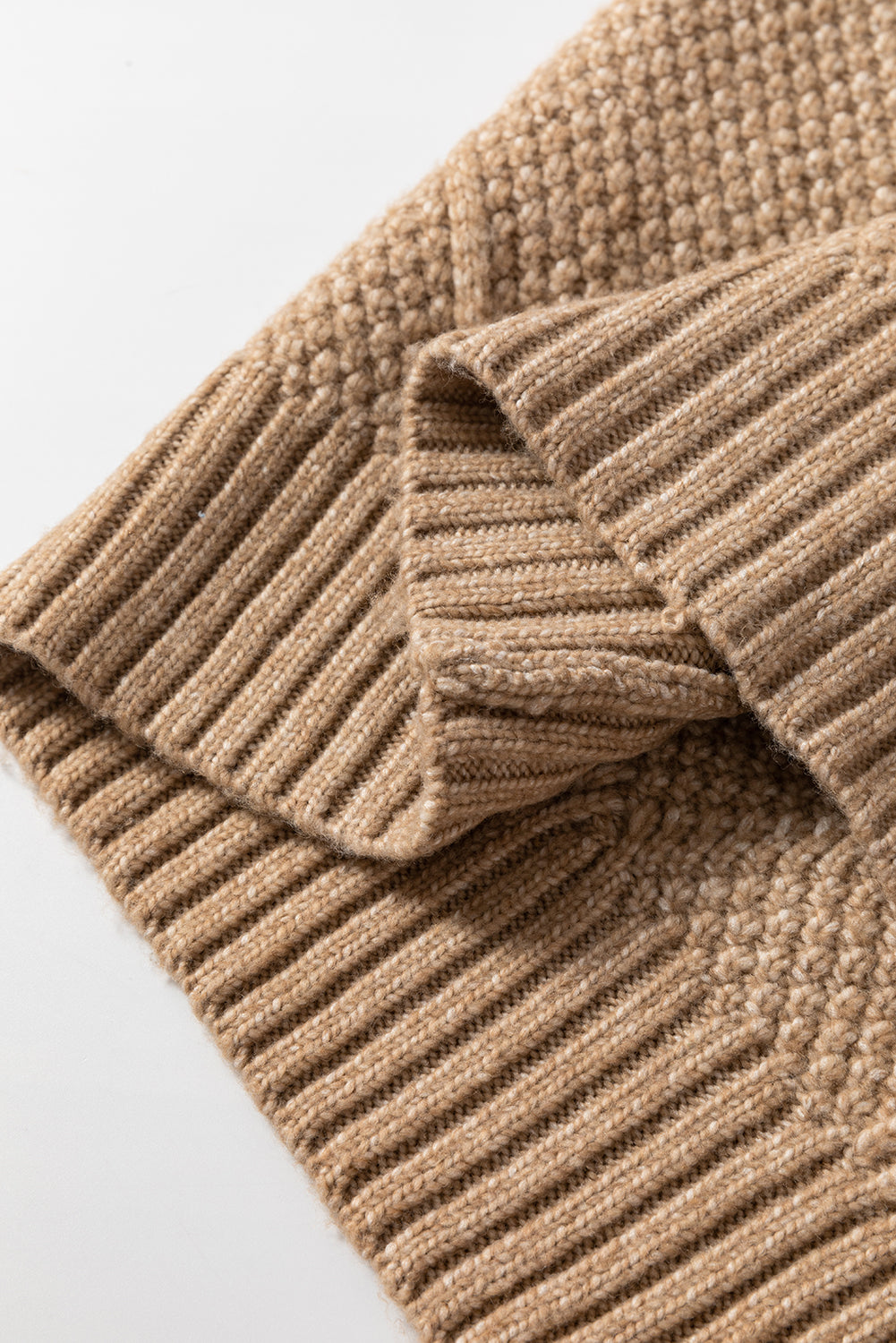 Cozy Cable Knit Sweater Dress