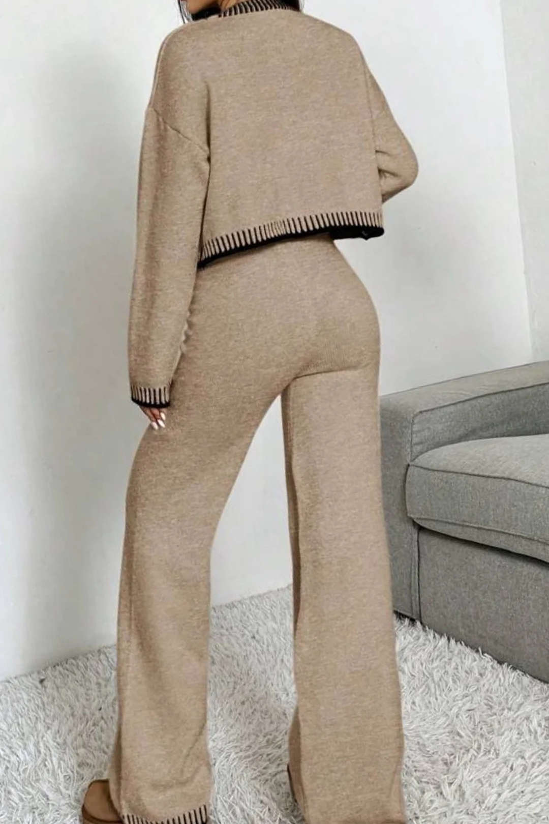 Everyday Knit Button Cardigan Set