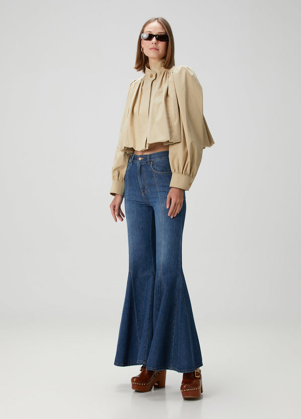 Chic Cropped Trench Coat
