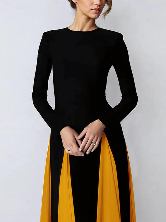 Elegant Black  Maxi Dress