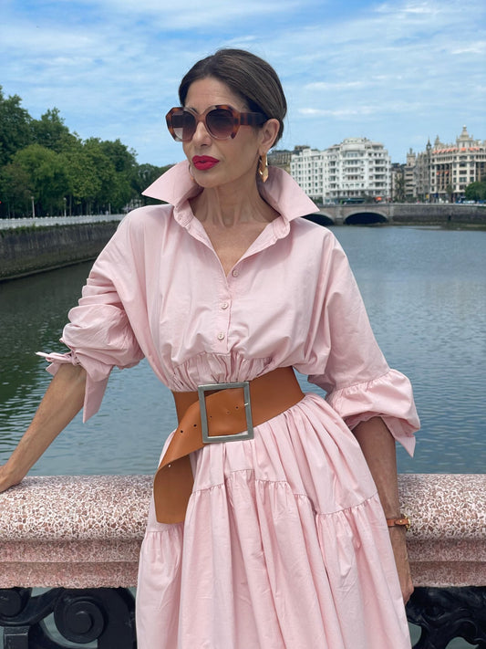 Belted Shirt Dress