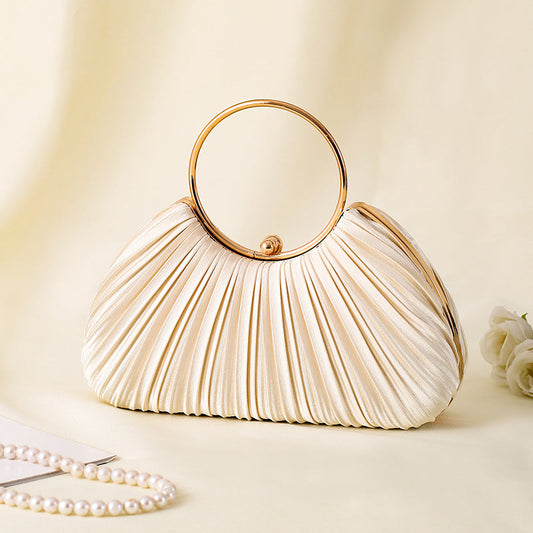 Elegant Pleated Clutch