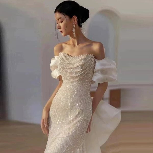 Sequin Mermaid Gala Evening Gown