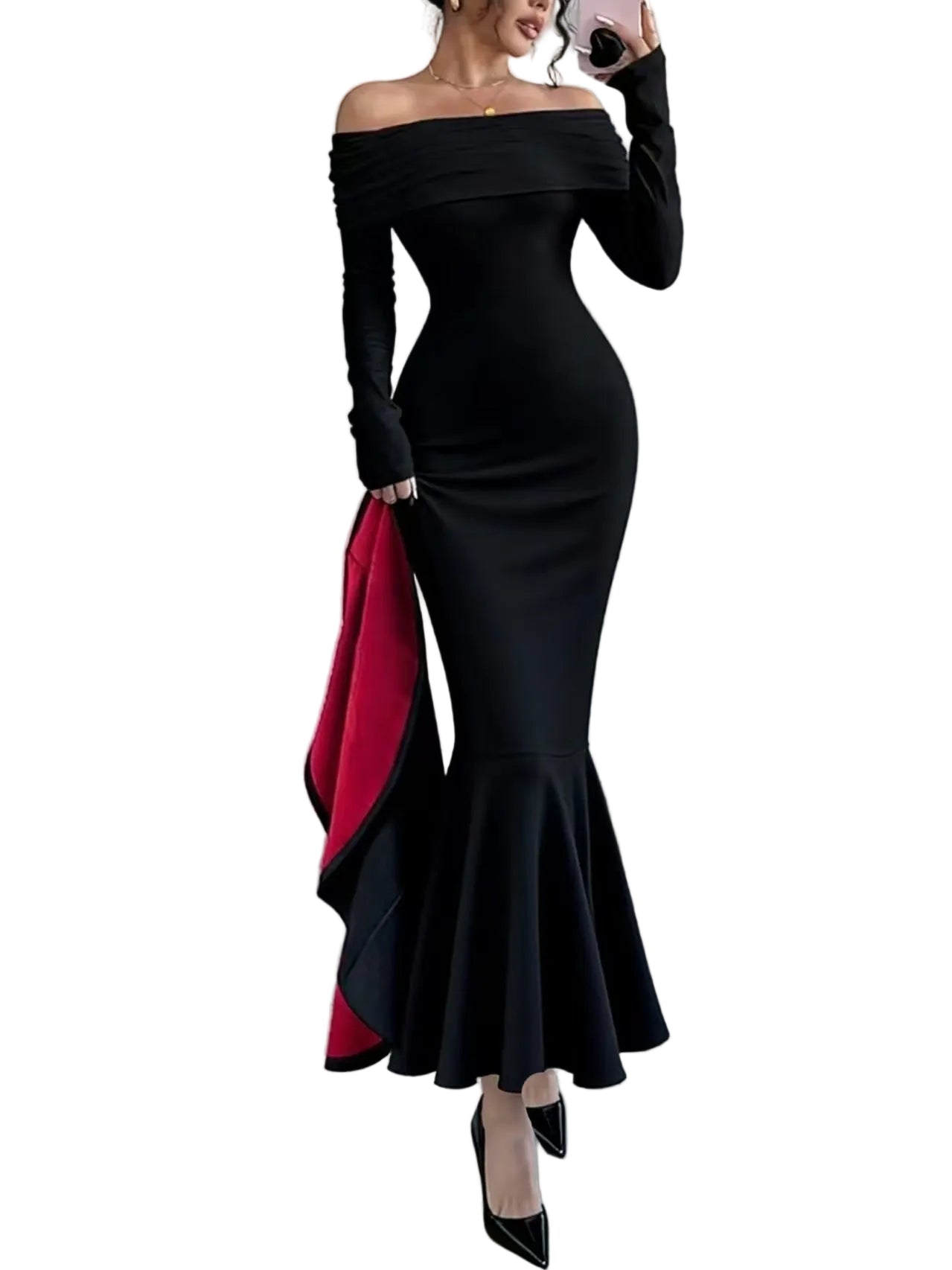 Midnight Rose Maxi Dress